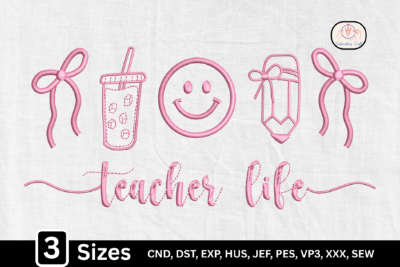 Adorable Bow Pencil Funny Teacher Life