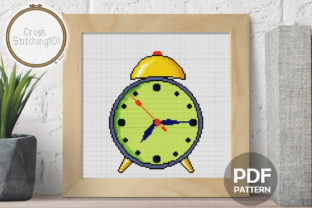 Alarm Clock Modern Cross Stitch: A Charming Addition