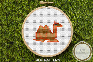Camel Counted Cross Stitch for Seasonal Charm