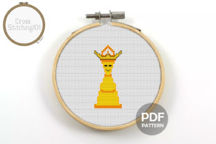 Chess King Modern Cross Stitch: A Royal Addition