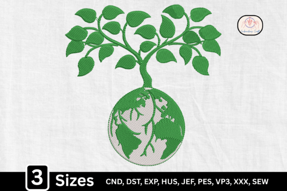 Eco Friendly World Earth Tree: A Versatile Design