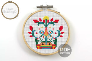Floral Design Modern Cross Stitch: A Versatile Gift Idea