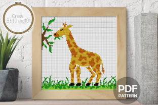 Giraffe Eating Modern Cross Stitch: A Designer's Review