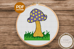 Review: Mushroom on Grass Modern Cross Stitch