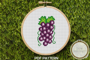 Review of Grapes Modern Cross Stitch Pattern