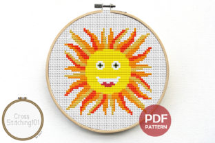 Review of Sun Modern Cross Stitch Pattern