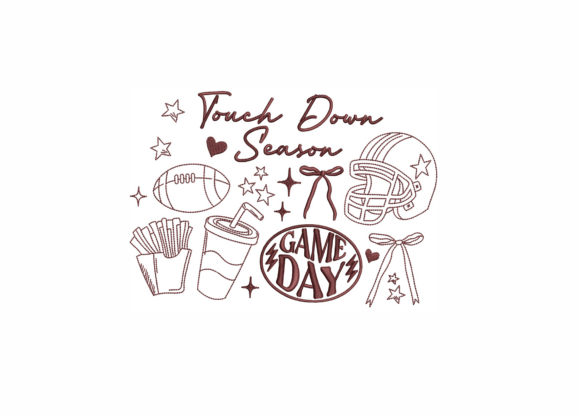 Touch Down Season: A Perfect Embroidery Set